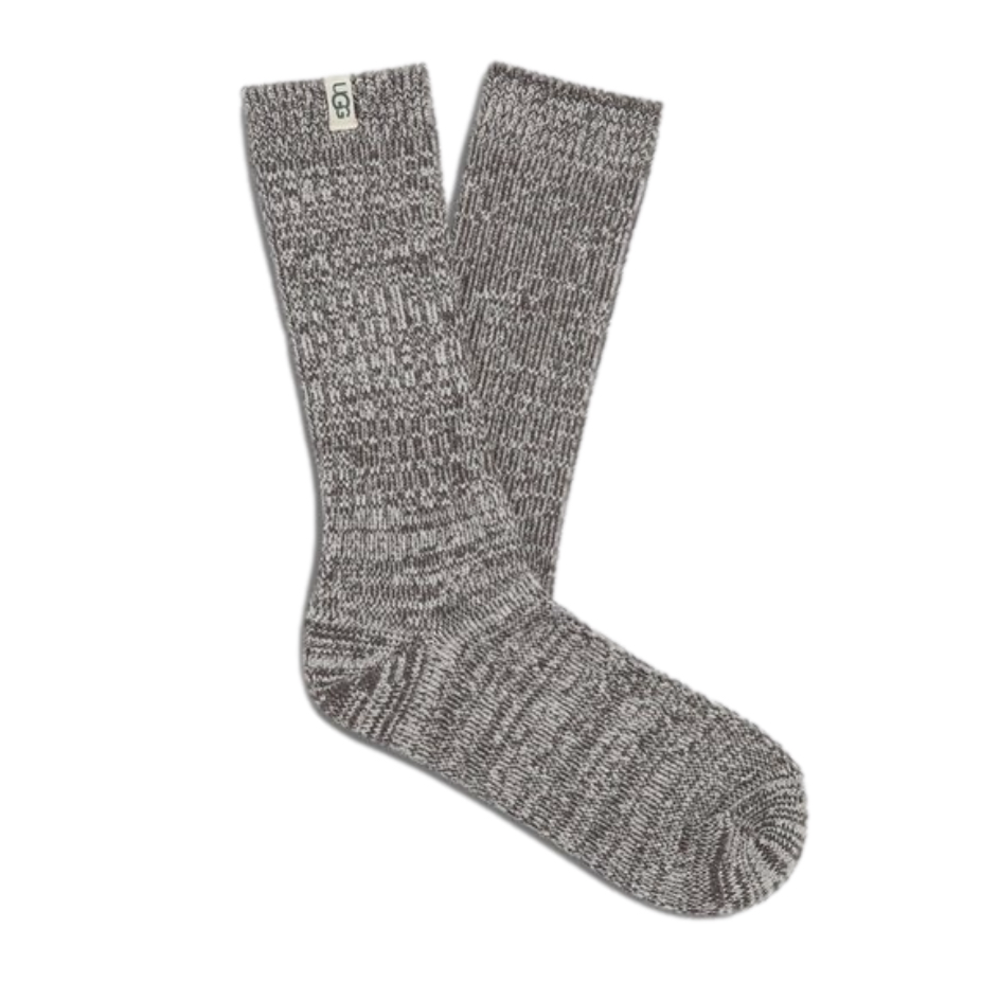 NEW! UGG womens Rib Knit‎ Slouchy Crew Sock Nightfall
